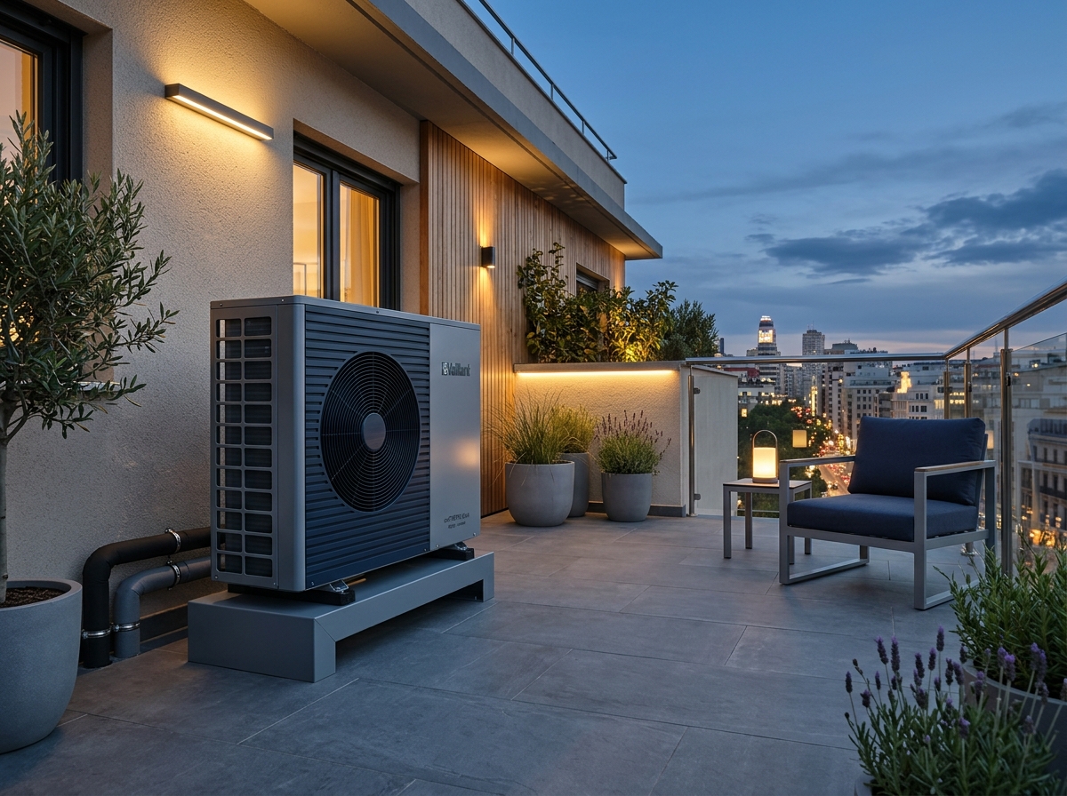 Aerotermia y Climatización en Terraza Madrid